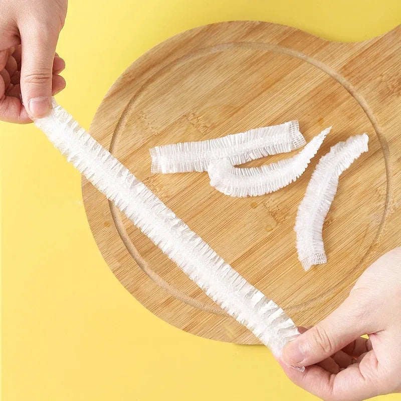 Disposable Food Cover Wraps for Kitchen Storage - Food Grade Plastic Bag