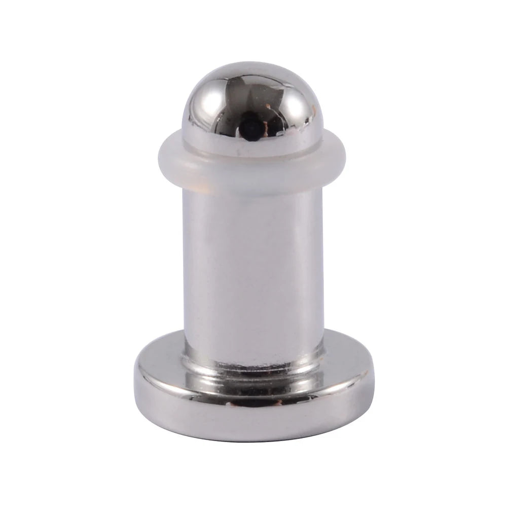 1/19pcs Surgical Steel Mirror Face Ear Plugs Tunnels Body Piercing Jewelry