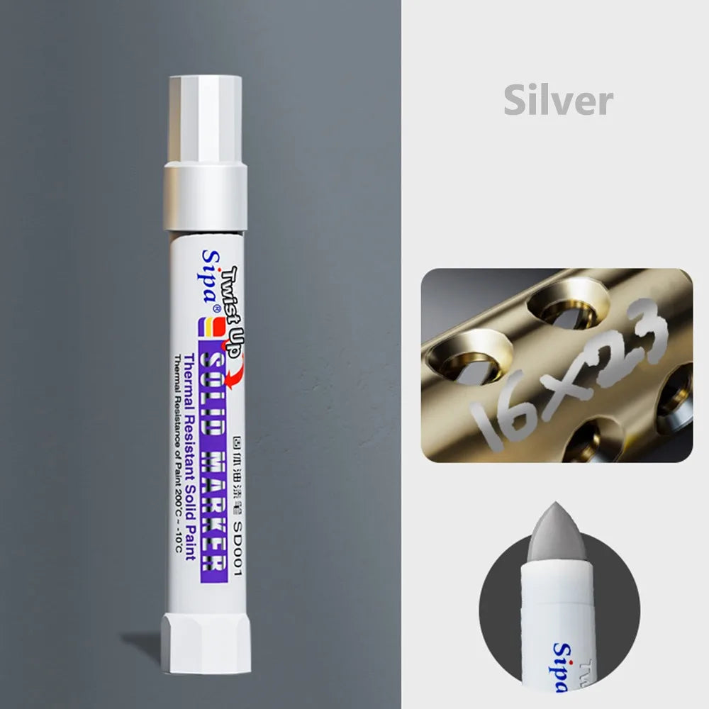 Oil-Based Paint Marker Pen High Temperature Waterproof Art & Craft Tool