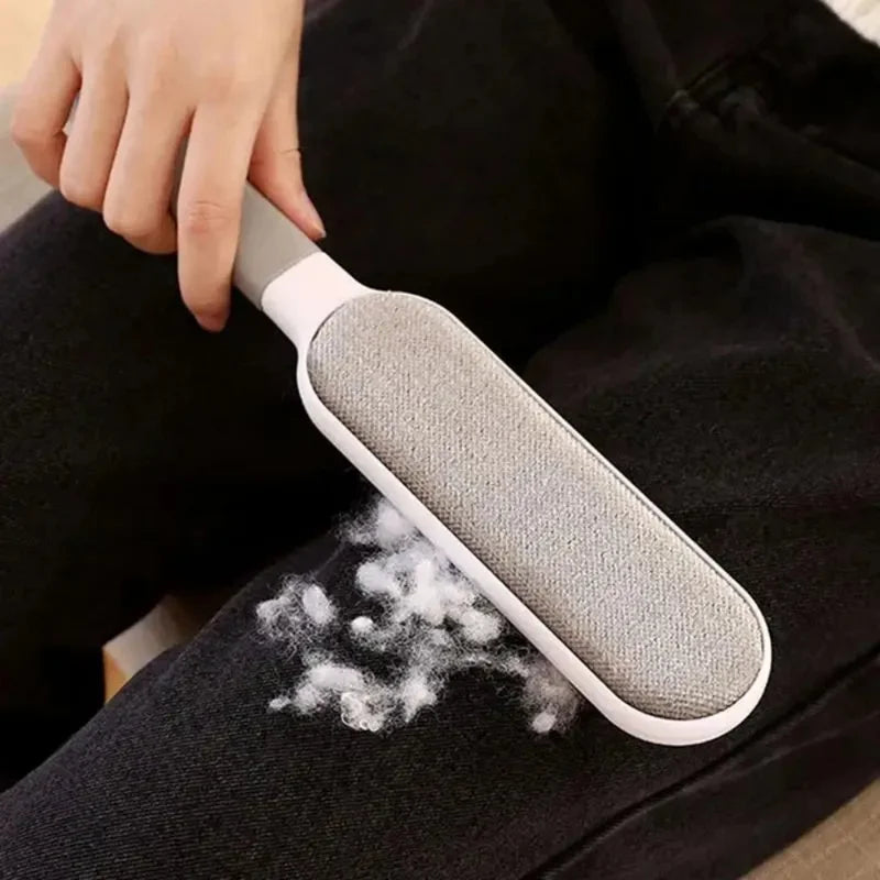 Double-Sided Pet Hair Remover Brush for Clothes, Furniture & Carpet Cleaning