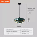 Retro Medieval Pendant Lamp - Green, White, Burgundy, Black Variants - Dining & Restaurant Lighting