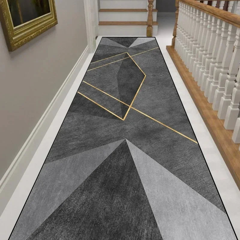 Minimalist Corridor Carpet Floor Mat - Slip-Resistant Home Decor