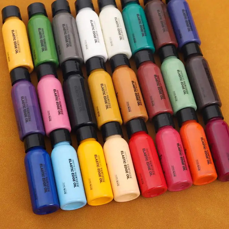 Leather Edge Paint Oil Dye - 30ml for Leather Repair & Finishing - Multiple Colors