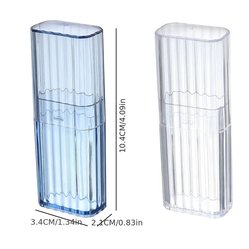 Portable Transparent Storage Box for Small Items Travel & Office Use