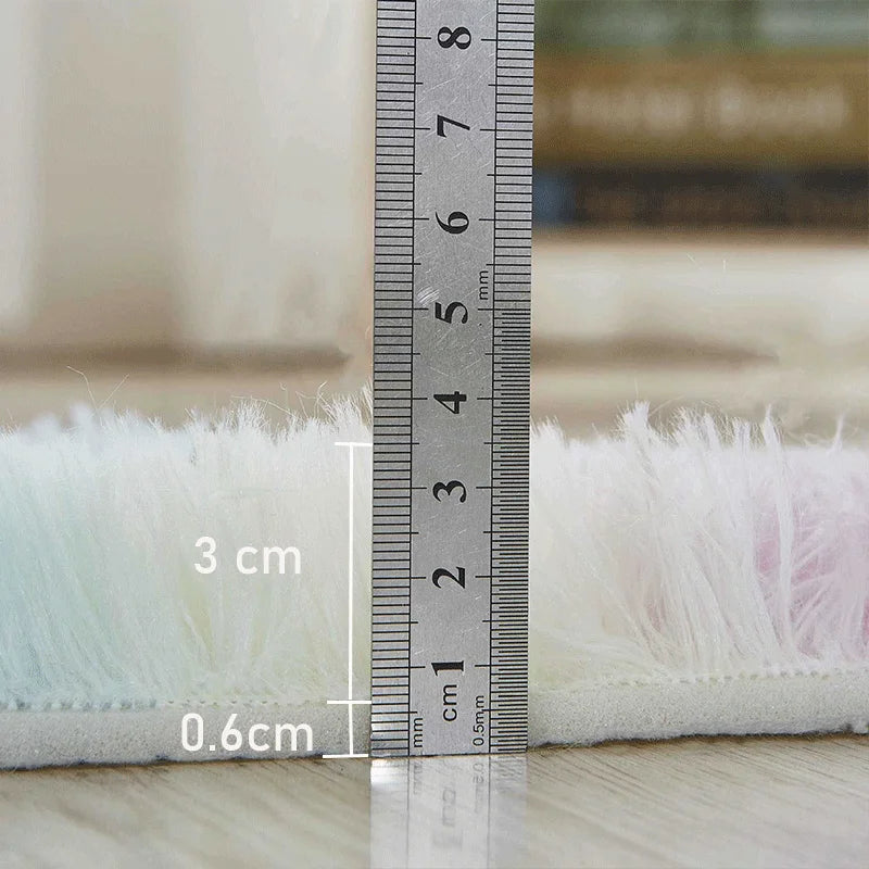Kids Bedroom Carpet Soft Fluffy Rug for Children’s Room Living Room Decor