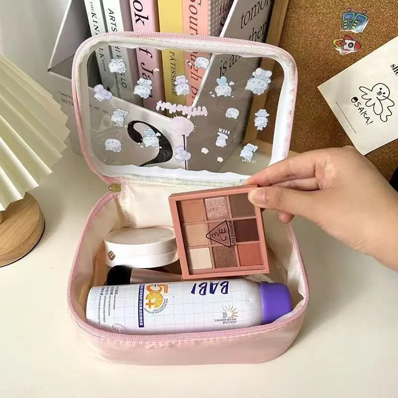 Waterproof PVC Large Capacity Hello Kitty Cosmetic & Handbag Organizer