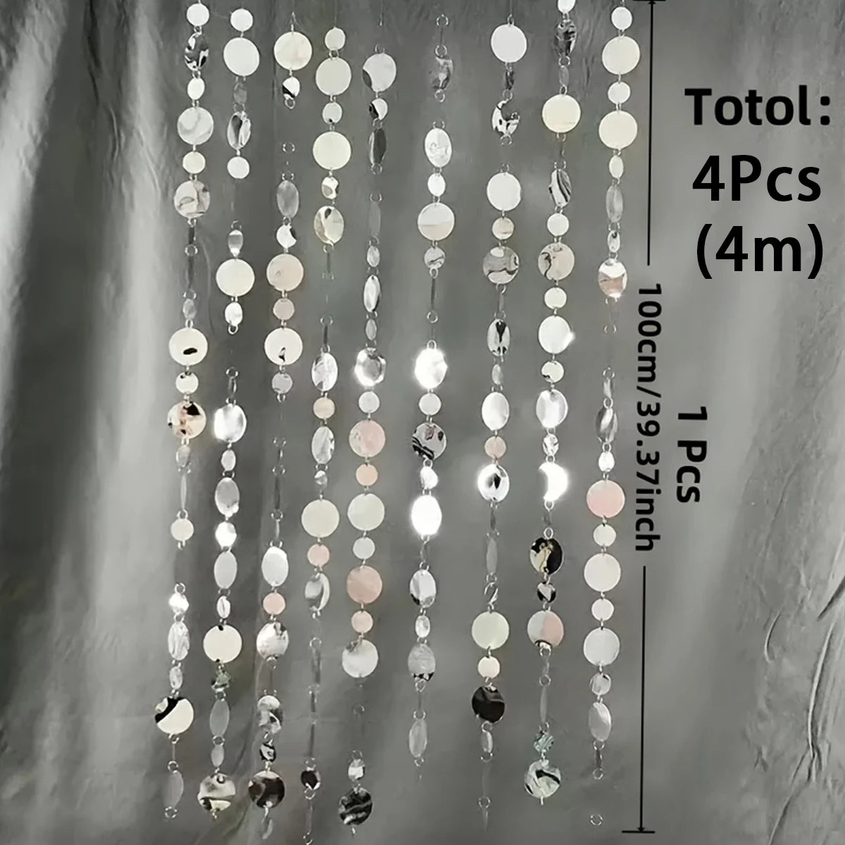 Shimmer Golden Sequin Curtain Backdrop for Weddings Parties Holiday Decor
