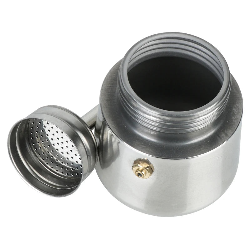 Stainless Steel Moka Coffee Maker - Stovetop Espresso Pot for 2/4/6/9 Cups