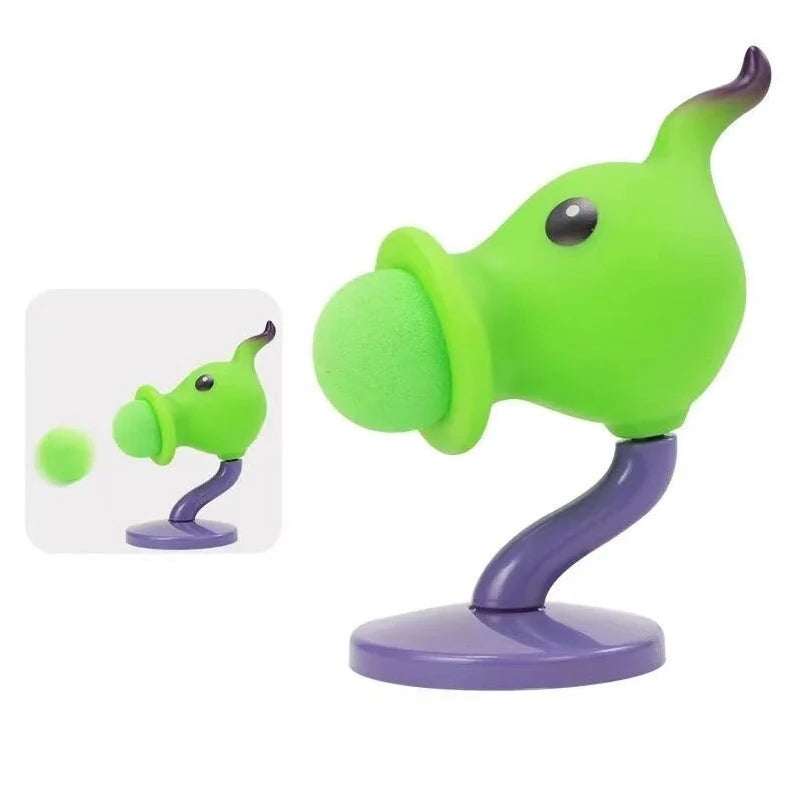 Plants vs Zombies Pea Shooter Boss Action Figure Toy - Kids Gift, PVC Material
