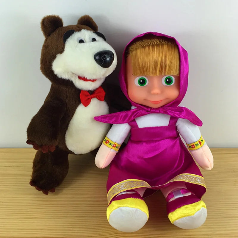 Children's Plush Doll with Music Toy - Cartoon Anime Early Education Toy