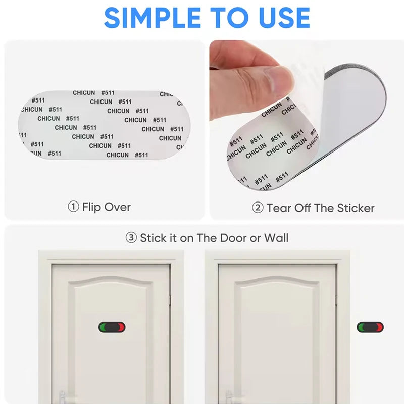 Door Privacy Sign Vacant Occupied Do Not Disturb Room Indicator Slider