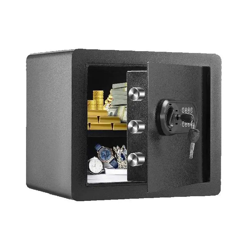 Electronic Safe Deposit Box 1.2 Cu Ft Digital Lock & Override Keys