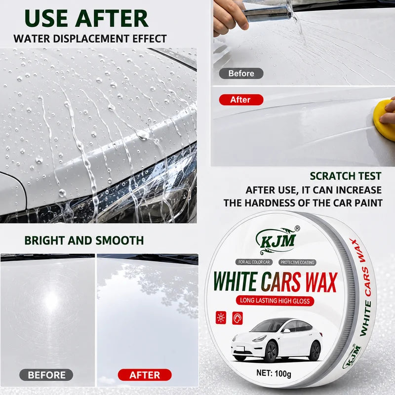 Car Crystal Wax 100g Hydrophilic Coating Scratch Remover Gloss Polish Paint Care