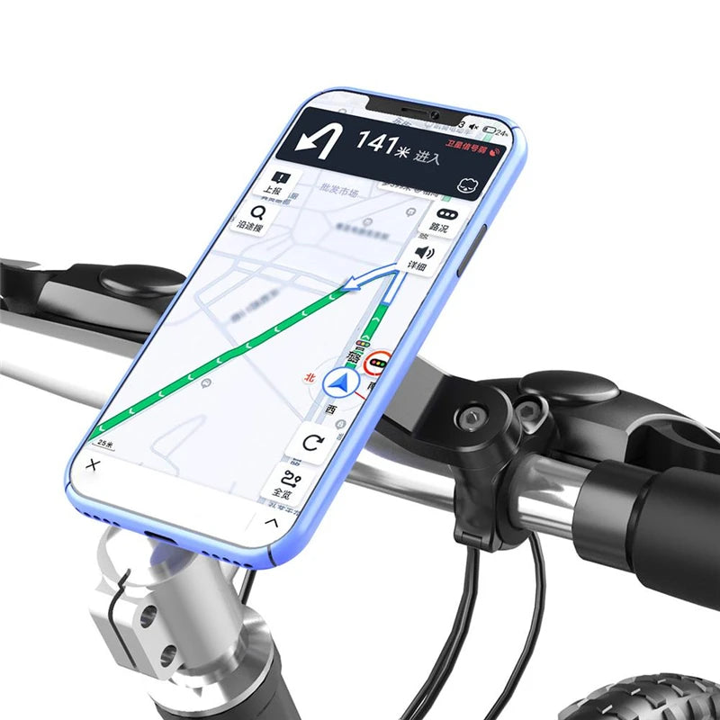 Bike Motorcycle Phone Holder Shock Absorber Vibration Damper Handlebar Mount