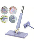 Indoor Quick Dry Dust Mop with Adjustable Handle for Home Cleaning
