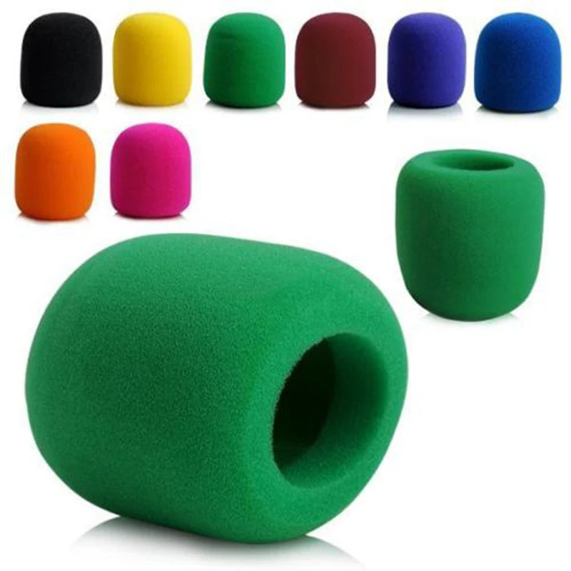 Microphone Foam Windshield Cover - Thick Washable Microphone Wind Shield Set