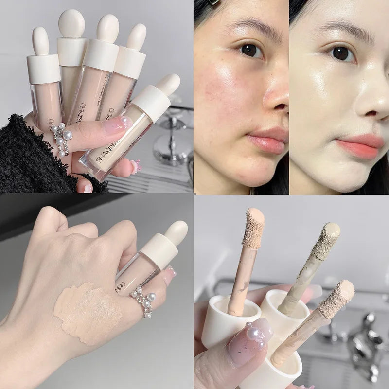 Moisturizing Liquid Contouring Concealer Cream - Waterproof, Long-lasting, Acne & Dark Circle Coverage