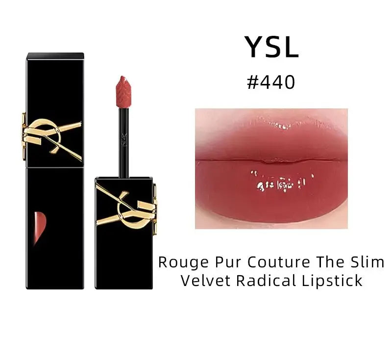 Velvet Radical Lipstick #440 - Red Brown Semi-Matte Lip Color 5.5g
