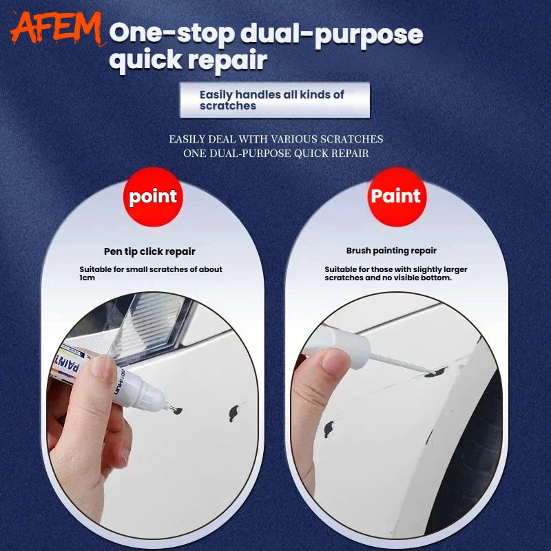Car Touch-Up Pen for Scratch Repair & Paint Concealing - Multiple Colors