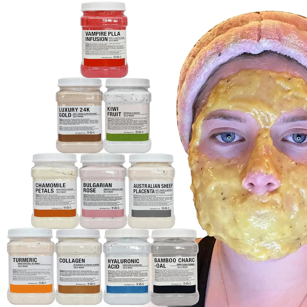 Professional Jelly Mask Powder Set for Facial Skin Care - 10PCS 650G