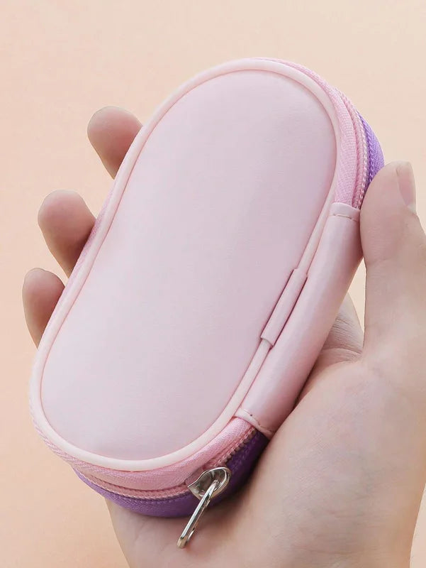 10Pcs Mini Portable Makeup Brush Set with Crystal Handles for Face & Eyes