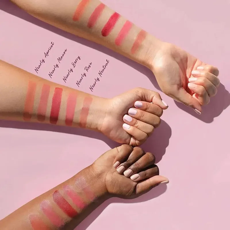 Long-Lasting Matte Liquid Blush - Hydrating Cream-to-Powder Face Makeup