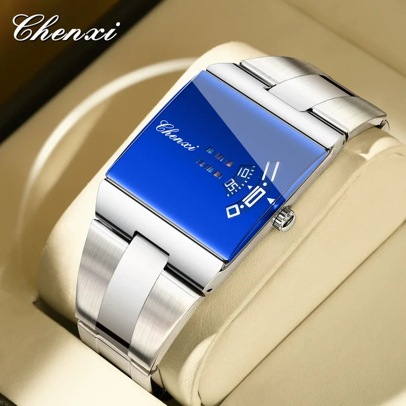 Men's Waterproof Stainless Steel Quartz Wristwatch - Sport & Fashion