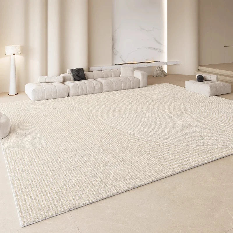Large Soft Area Rug for Living Room & Bedroom - Washable Plush Carpet