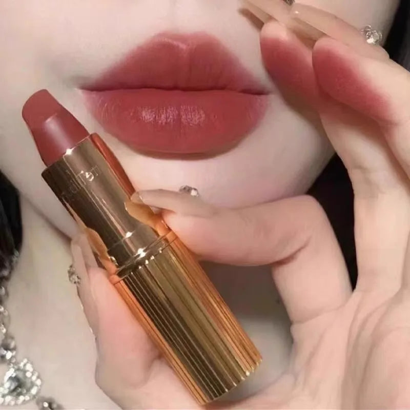 Long Lasting Matte Lipstick with High Pigment Velvet Finish for Women