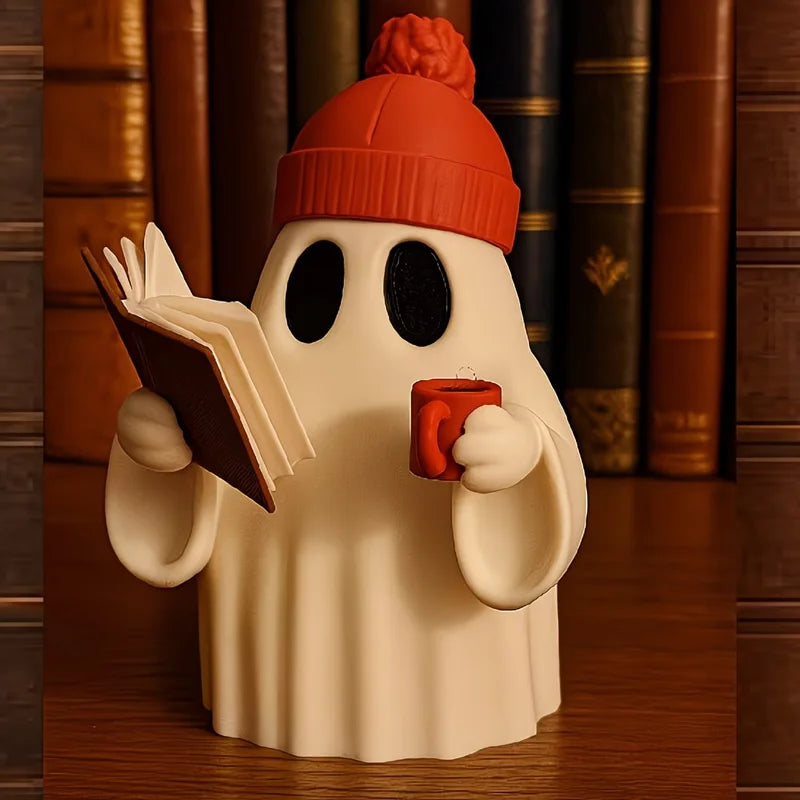Cute Ghost Figurine - Halloween & Christmas Decor | Living Room & Desk Ornament