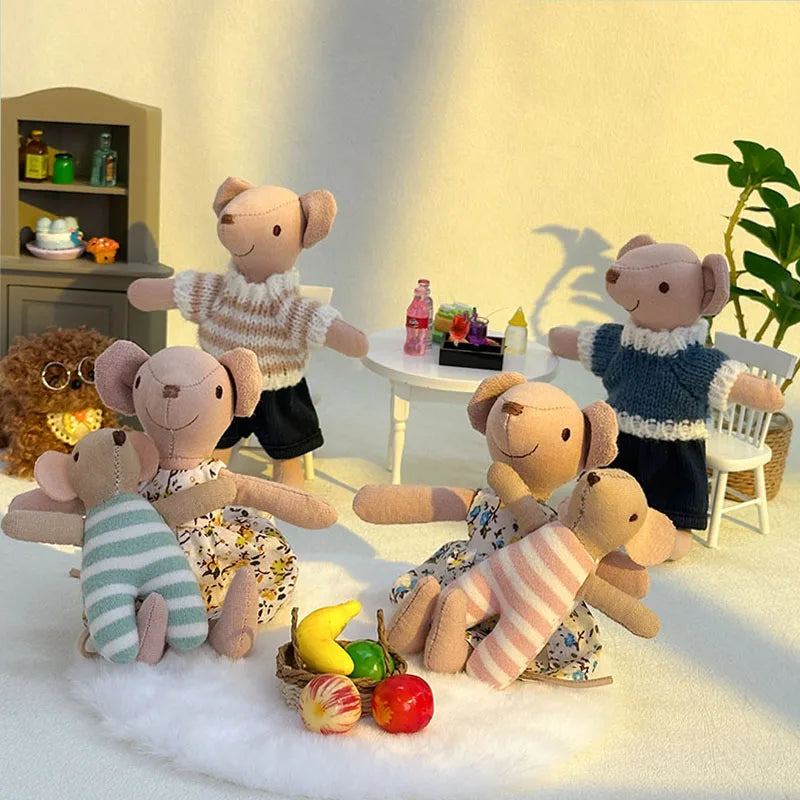 12 Scale Interchangeable Mini Mouse Dollhouse Accessories Set - Festive Decor & Gift