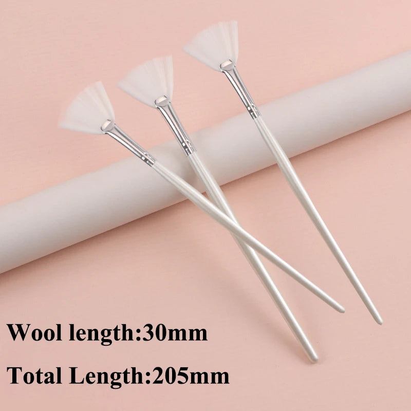 Portable Facial Mask Brush Set - Soft Makeup & Skincare Applicators for Women