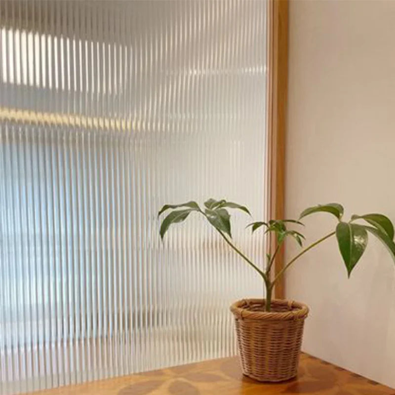 Decorative Frosted Window Film for Bathroom Privacy - Anti-Peep Glass Covering