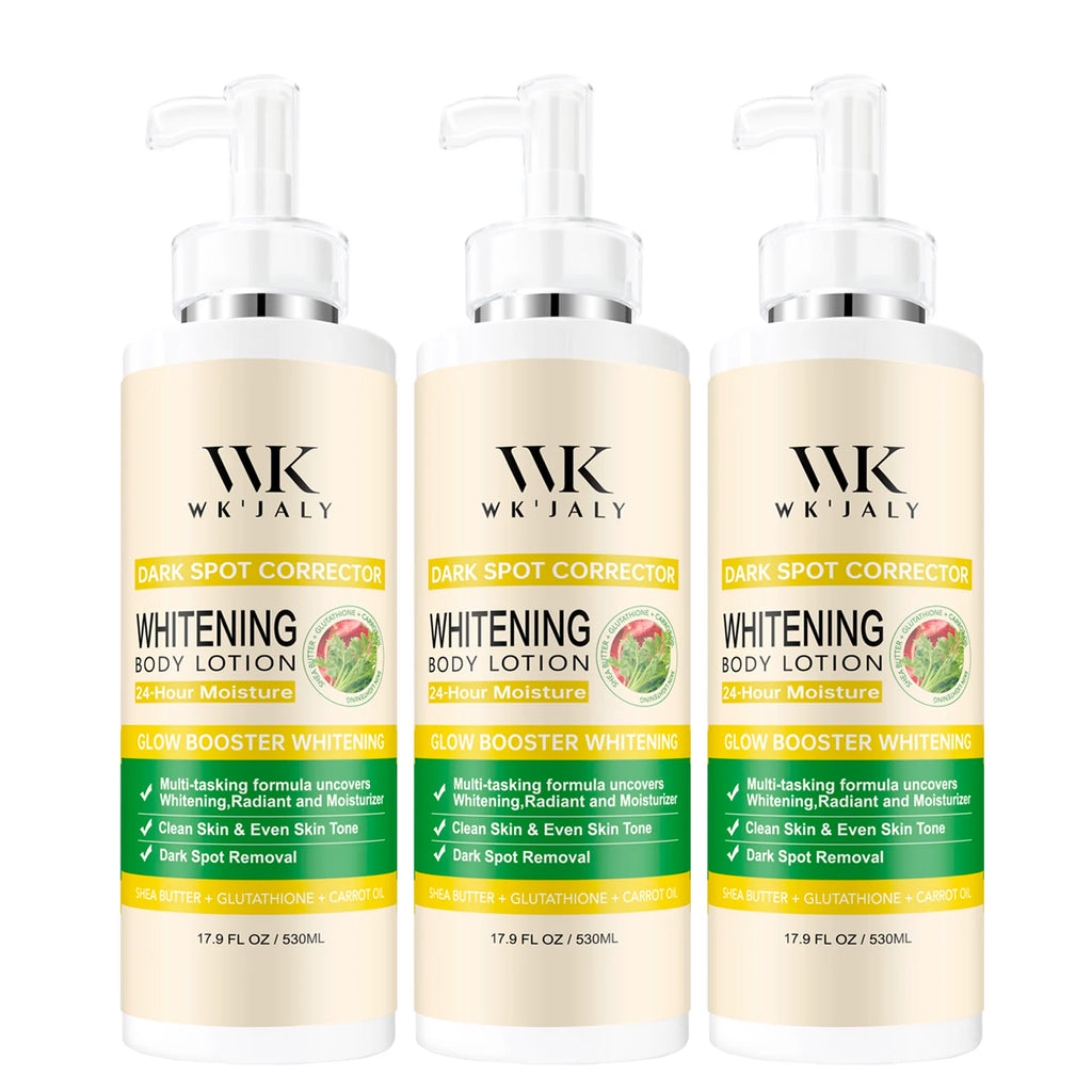 Whitening Skin Care Set with Carrot Oil & Licorice Brightening Serum - Hyperpigmentation Removal