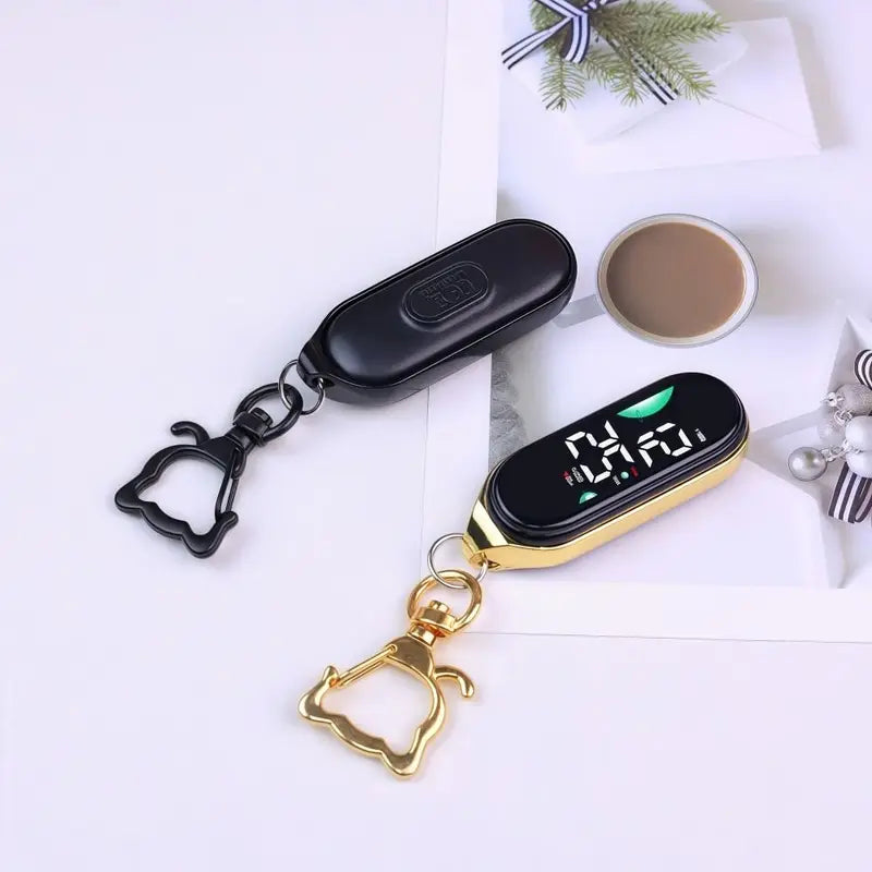 Digital Waterproof Hanging Pocket Watch with Carabiner for Kids & Adults
