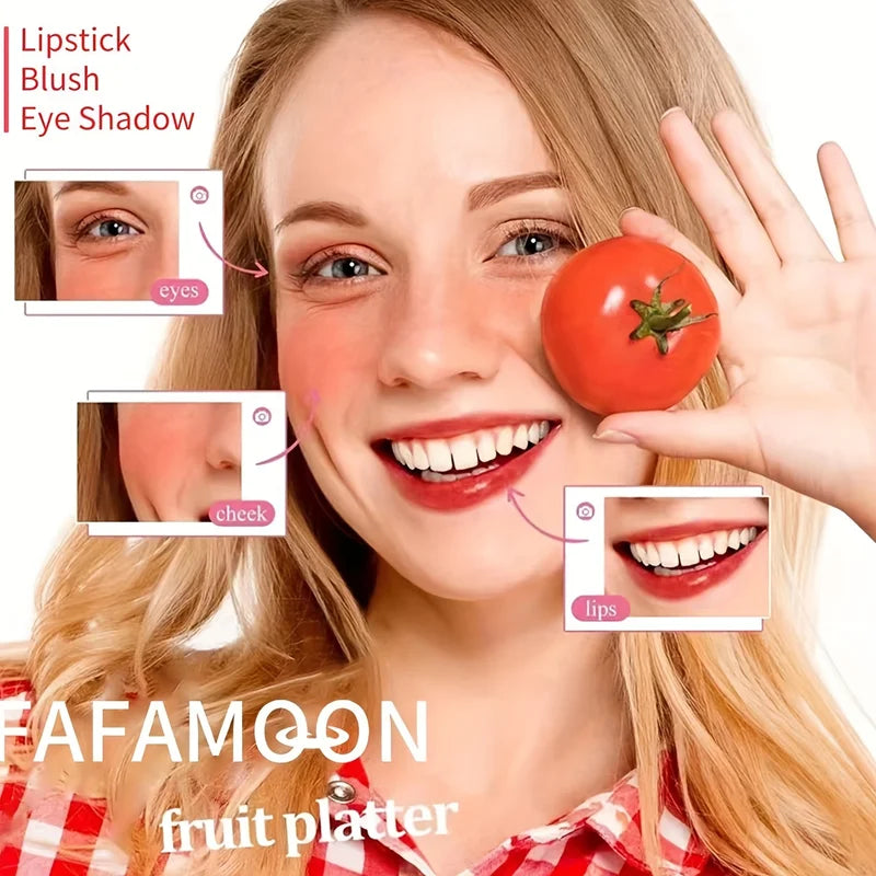 Fruity Lip Tint Water Gloss - Moisturizing Waterproof Liquid Lipstick
