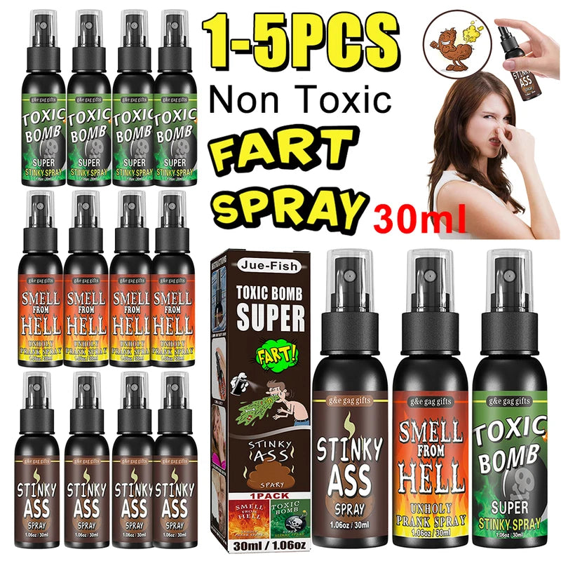 Halloween Prank Fart Spray 30ml Gag Joke Party Supplies - Non-Toxic Odor