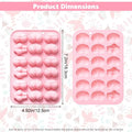 Silicone Butt Mold for Candy, Chocolate & Ice - 6 Shapes, 18 Cavities