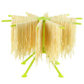 Collapsible Pasta Drying Rack Kitchen Folding Noodle Stand with 10 Handles