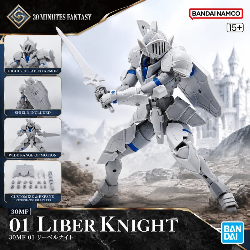 Fantasy Model Kit with Upgraded Armor and Water Element Paladin Conversion Set