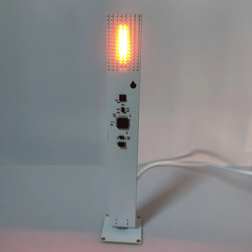 Electronic Candle Simulation Flame Pixel Torch Desktop Ornament Home Decor