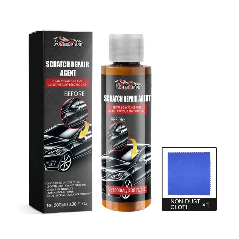 Automotive Car Care Wax 100ml UV Protection & Scratch Repair Paste with Cloth