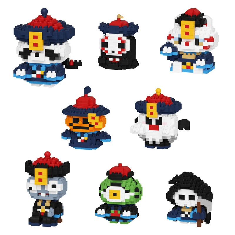 Mini Action Figures Building Blocks Set for Halloween Decorations and Kids DIY Toys