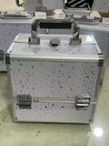 3-Tray Aluminum Makeup Case with Mirror Multi-Layer Beauty Storage for Professionals