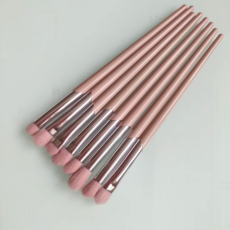 15pcs Makeup Brush Set with Foundation, Eyeshadow, Cheek Blush & Highlighter Brushes