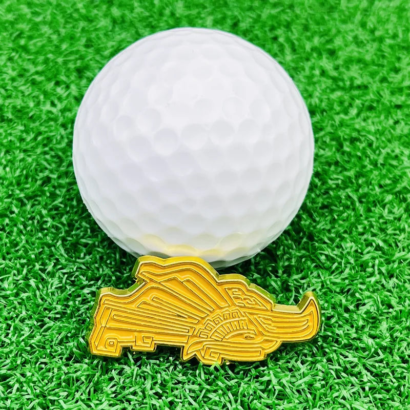 Vintage Aztec Eagle Golf Hat Clip Pin - Retro Party Jewelry Gift