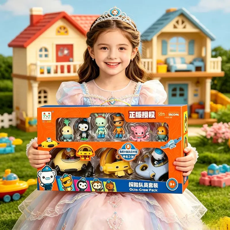 Octonauts Play Set with Action Figures - Educational Kids Toy & Holiday Gift