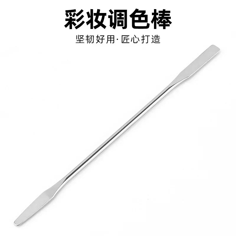 Stainless Steel Makeup Mixer Spatula Rod for Foundation and Eye Shadow