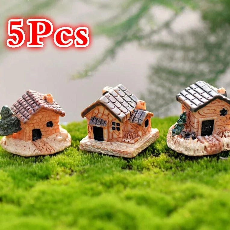Mini Doll House Stones Set - Resin Garden & Home Decor for DIY Landscaping