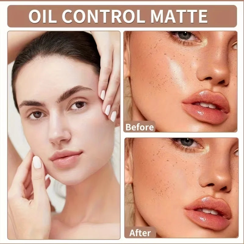 Setting Powder Duo - Loose Brightening & Oil-Control Powder for All Skin Tones